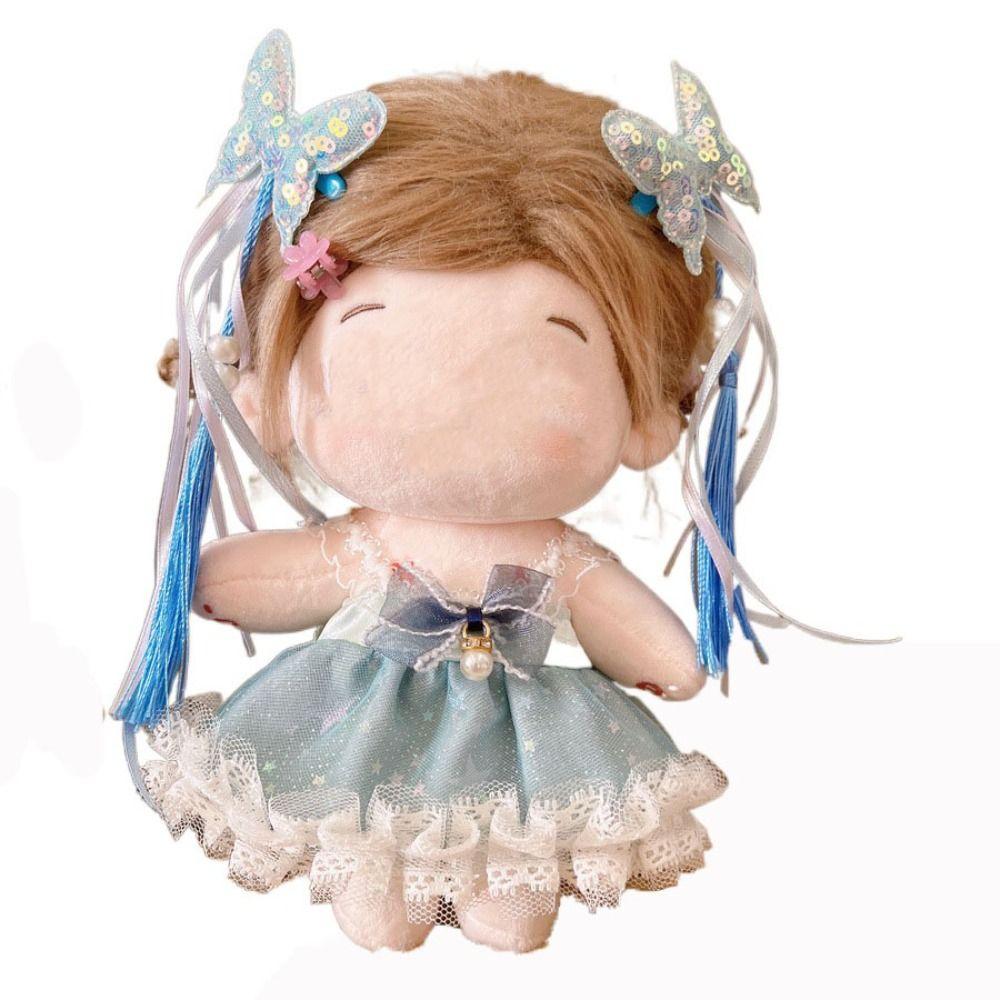 Одежда для куклы 20 см Аксессуары для куклы Головной убор Набор платьев Хлопковая мягкая кукла