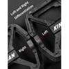 KINAN Bicycle Carbon Pedals 4 Bearings 141G Ultralight Titanium Axis with 12 Screws For Road Bike MTB Cycling Accessories