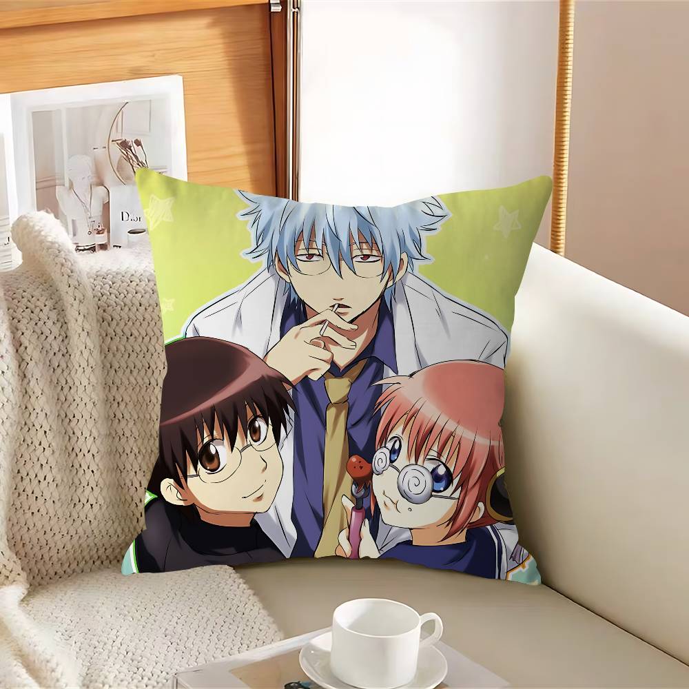 Аниме G-GINTAMAS Наволочка Съемная Моющаяся Наволочка – Всесезонный Мягкий Лен
