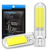2Pcs Sapphire COB T15 LED W16W 902 921 Driver Free Reverse Back Parking Lamp Clear Car Signal Light Glass Bulb White 6000K 12V