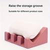 1pc Soap Dish Soap Holder Soap Tray Soap Stand Bathroom Soap Container Soap Drain Tray Soap Drain Rack Bathroom Soap Dish Drain Rack