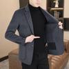 Мужское шерстяное двустороннее пальто в стиле business casual - Коллекция Осень/Зима