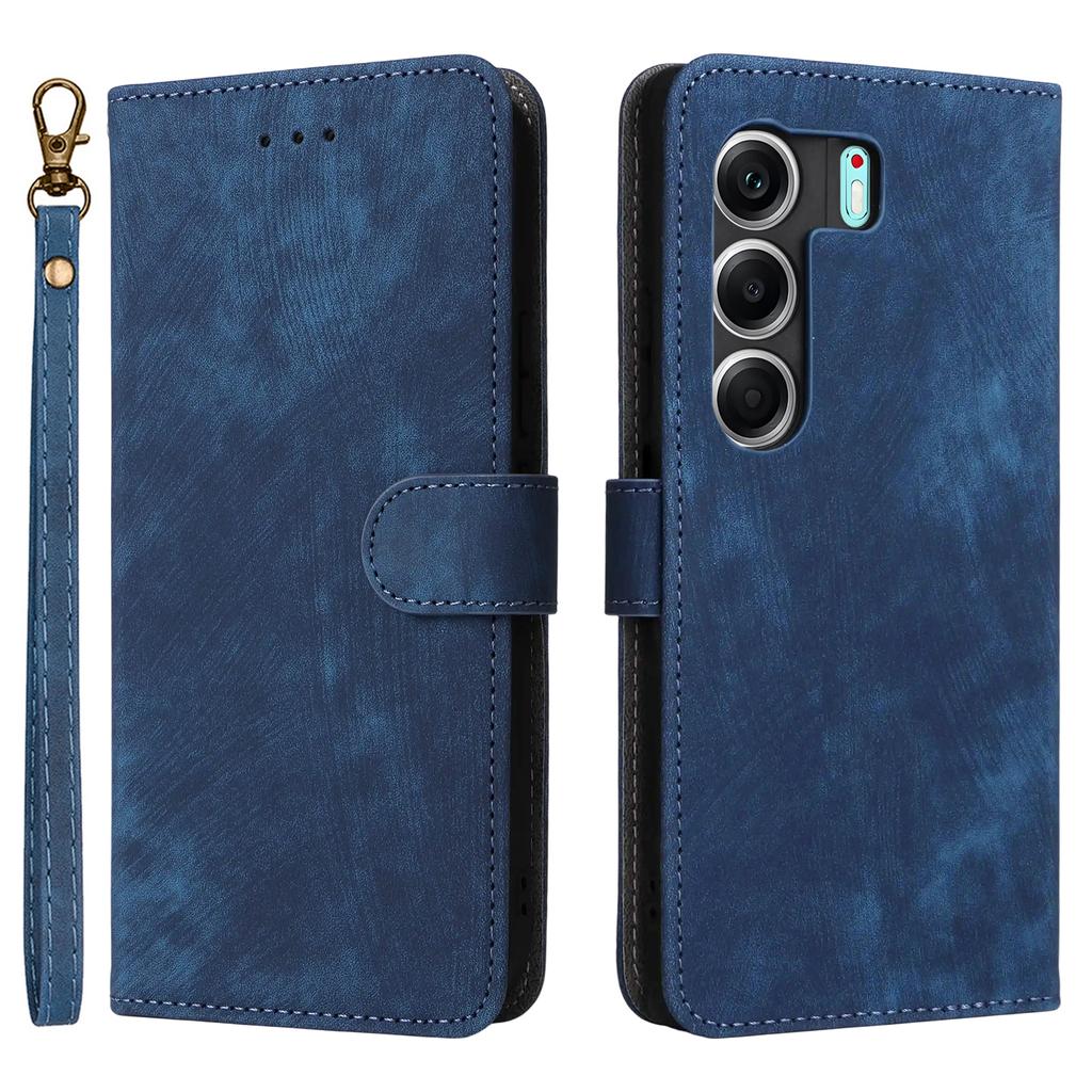 For TECNO Camon 40 Pro 4G/5G Case Wallet RFID Blocking PU Leather Cover Stand with Strap