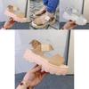 2023melissa Модные женские сандалии-шлепанцы Melissa на толстой подошве с открытым мысом и широкими ремешками
