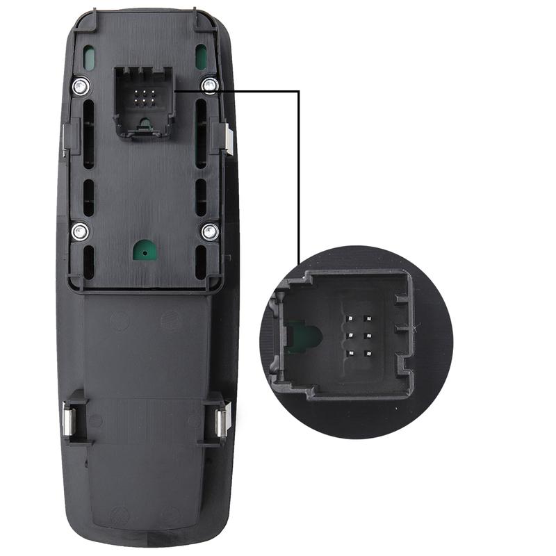 Car Power Master Window Control Switch Button Console Passenger Side 6 P For Dodge Journey Chrysler Town Country Jeep Liberty