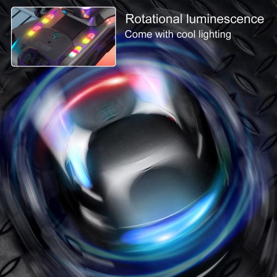 Игрушка-робот-собака с дистанционным управлением и светомузыкой, 8 колес, распознающая жесты, интерактивная механическая собака, обучающая детская электрическая игрушка-робот-робот-робот с дистанционным управлением для щенков