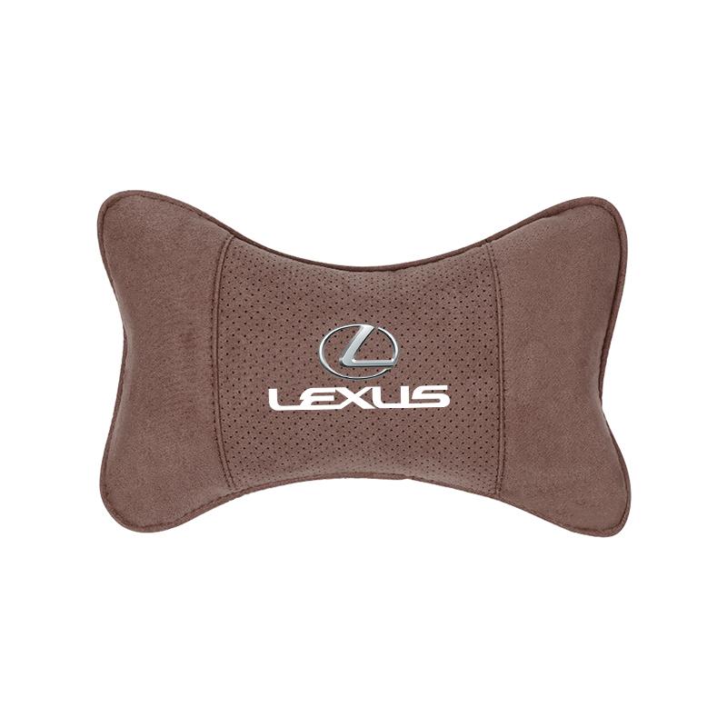 Suede Headrest Car Breathable Memory Foam Neck Pillow For Lexus RX300 IS200 IS250 ES350 Ct200h UX250h NX300h ES300h RX400h NX