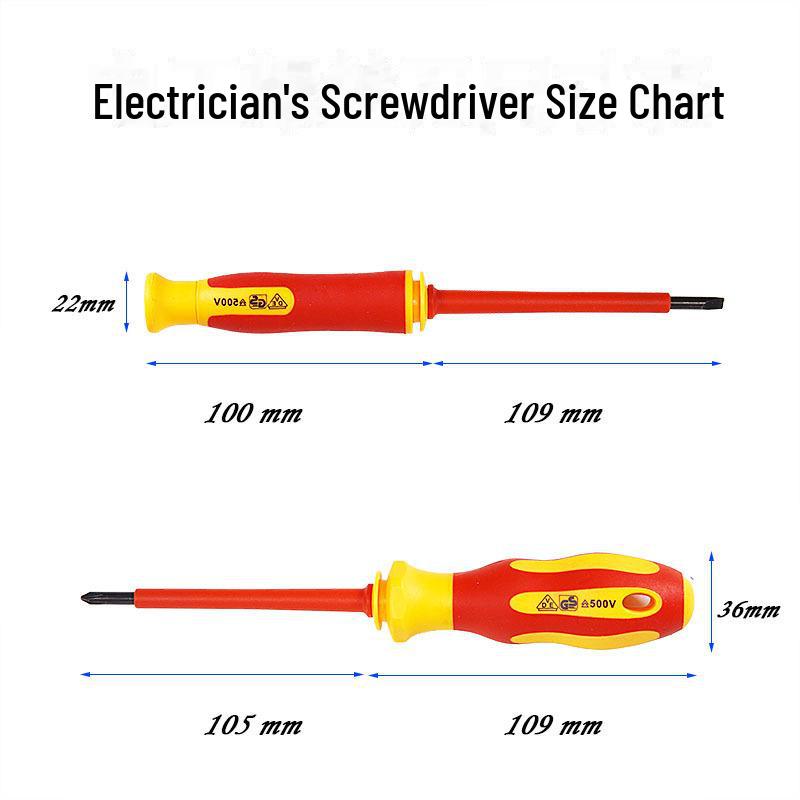 Набор изолированных многофункциональных отверток с сумкой для инструментов для электриков