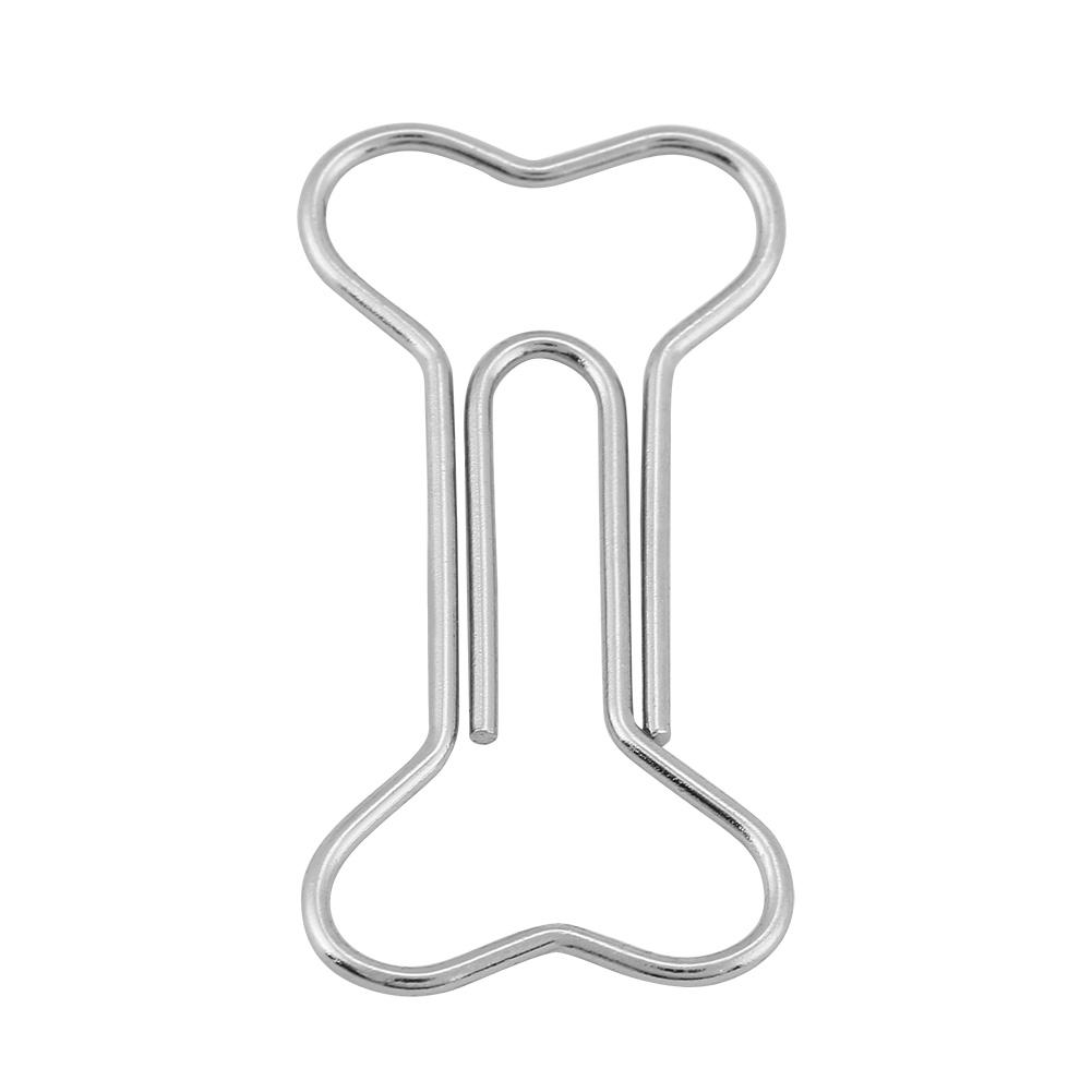 12 шт. креативных скрепок в форме кости, забавные закладки, маркировка, организация документов