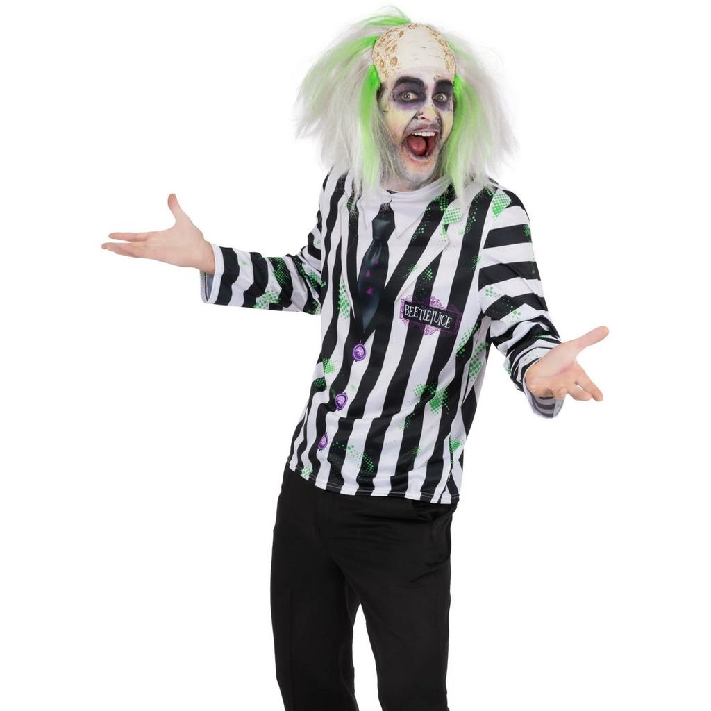 Beetlejuice Унисекс Топ для взрослого костюма