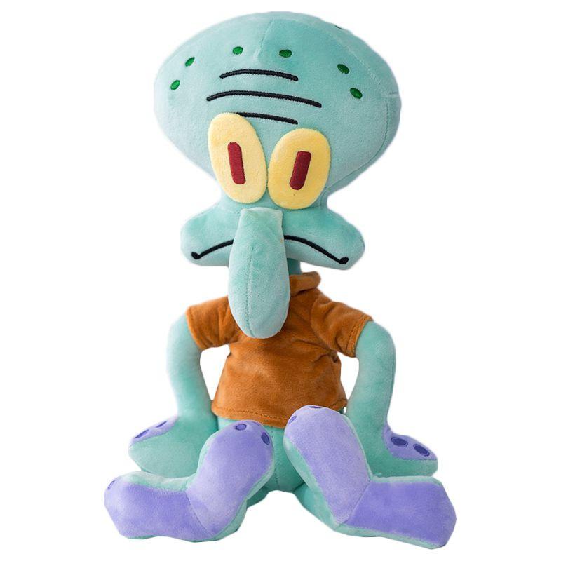 Fluffy Spongebob Patrick Star Squidward Plush Toy Pendant Soft Stuffed Doll For Girls And Boys