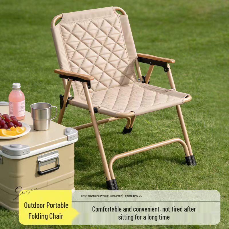 Kermit Portable Folding Beach, Camping, and Fishing Chair with Table & Stool