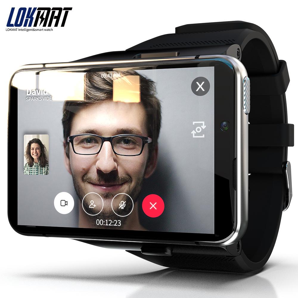 Смарт-часы Lokmat APPLLP Max с экраном 2.88 дюйма, слотом для SIM-карты и пульсометром