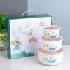 Керамический набор контейнеров для хранения свежих продуктов Jinmingli Lotus