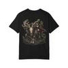 Stag Crown Gothic Sovereign Graphic T-Shirt Black Back Print Comfort Colors 1717