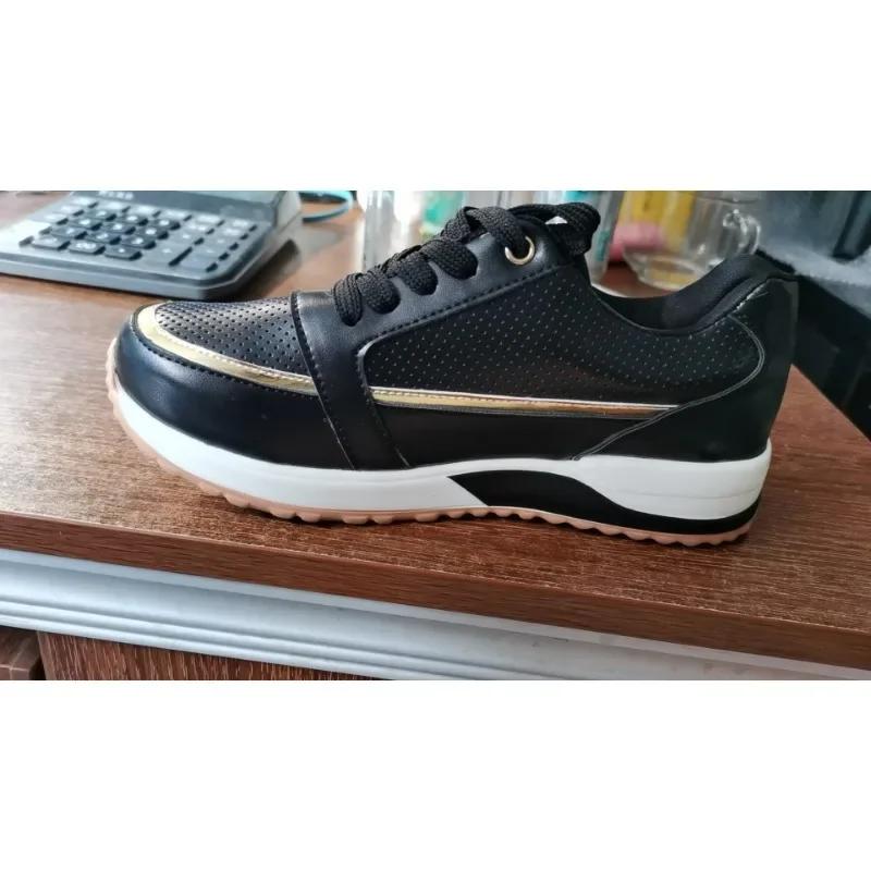 Однотонные женские кроссовки на низком каблуке, сетчатые, на шнуровке, 2025, высокое качество, женская обувь, весна/осень, строчка, женская вулканизированная обувь