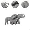 Elephant Statues Ornament Handicraft Adorable Table Multifunctional Resin Sculpture