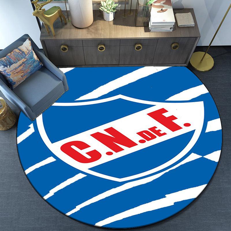 Montevideo Shield Emblem Round Rug for Livingroom,Bedroom, Palyroom, Chair Rug, Area rug, Circle Carpet, Large Size Fan Christmas gift