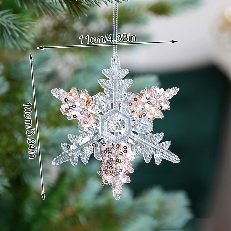 Creative Five Pointed Star Heart Wings Elk Peace Dove Christmas Tree Pendant