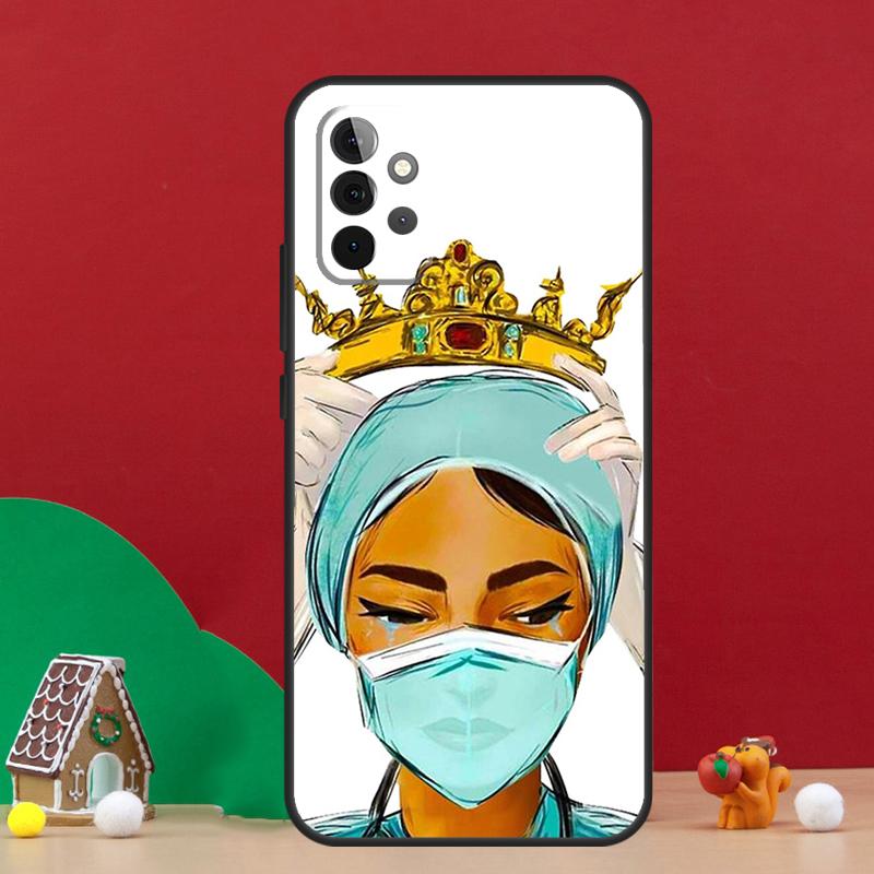 Мультяшный Чехол-Кейс для Медикаментов Доктора Медсестры Для Samsung Galaxy A36 A56 A06 A13 A53 A32 A12 A22 A52 A35 A17 A16 A55 A15 A54 A34 A14