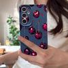 Ретро-стиль масляной живописи Чехол-вишня для Samsung Galaxy A57 A37 A17 A56 A36 A26 A16 A55 A35 A25 A15 A54 5G S21 FE S22 S23 S24 Plus S25 Edge S26 Ultra