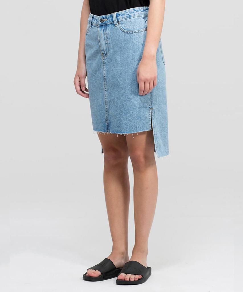 Dr. Denim Mini Skirt - Light Retro / Black