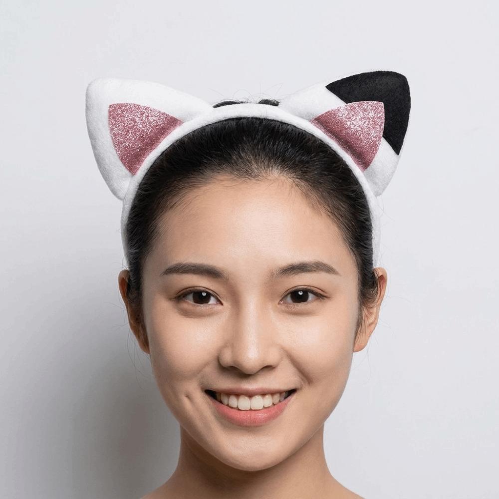 Korean Style Cat Ears Headband Thin Hair Hoop Funny Headwear Gift