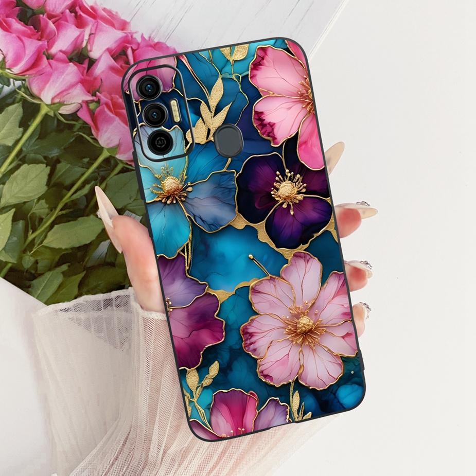 Чехол для Tecno Spark 7 Pro Чехол Spark7 T KF6p Новый Роскошный Расписной Чехол Мягкий Силиконовый Чехол Для Tecno Spark 7P 7T Spark7 Pro Funda Сумки