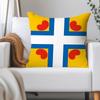 Nation Netherlands Friesland Pillow Case Applicable Space For Guest Rooms Interiors Cars Office House Decoration