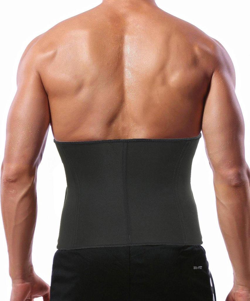 Men Women Waist Trainer Corset Zipper Hook Shapewear Tummy Double Control Body Shaper Waist Belt Faja