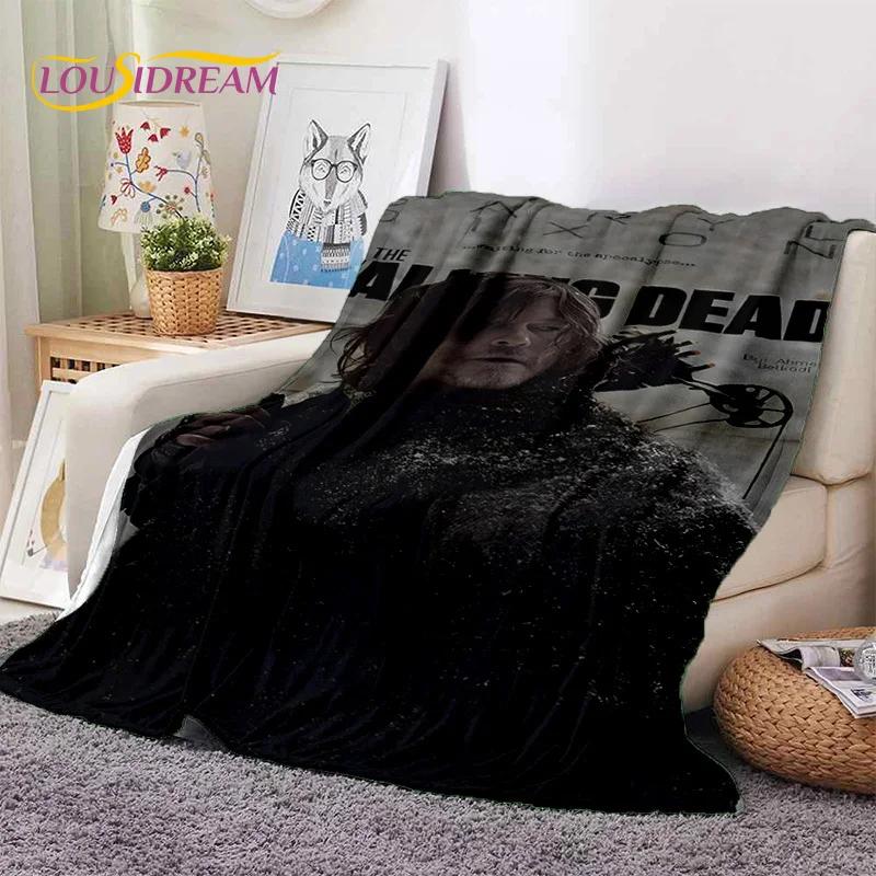 The Walking Dead Lincoln TWD Soft Flannel Blanket for Beds Bedroom Sofa Picnic,Throw Blanket for Cover Outdoors Leisure Nap Gift