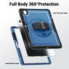 For Samsung Galaxy Tab S11 Case Hand Strap Kickstand PC + TPU Tablet Cover with Pencil Holder