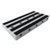Guitar Effect Pedal Board PE Hook and Loop Fastener Instrument Accessory for Performance White Marble Design
