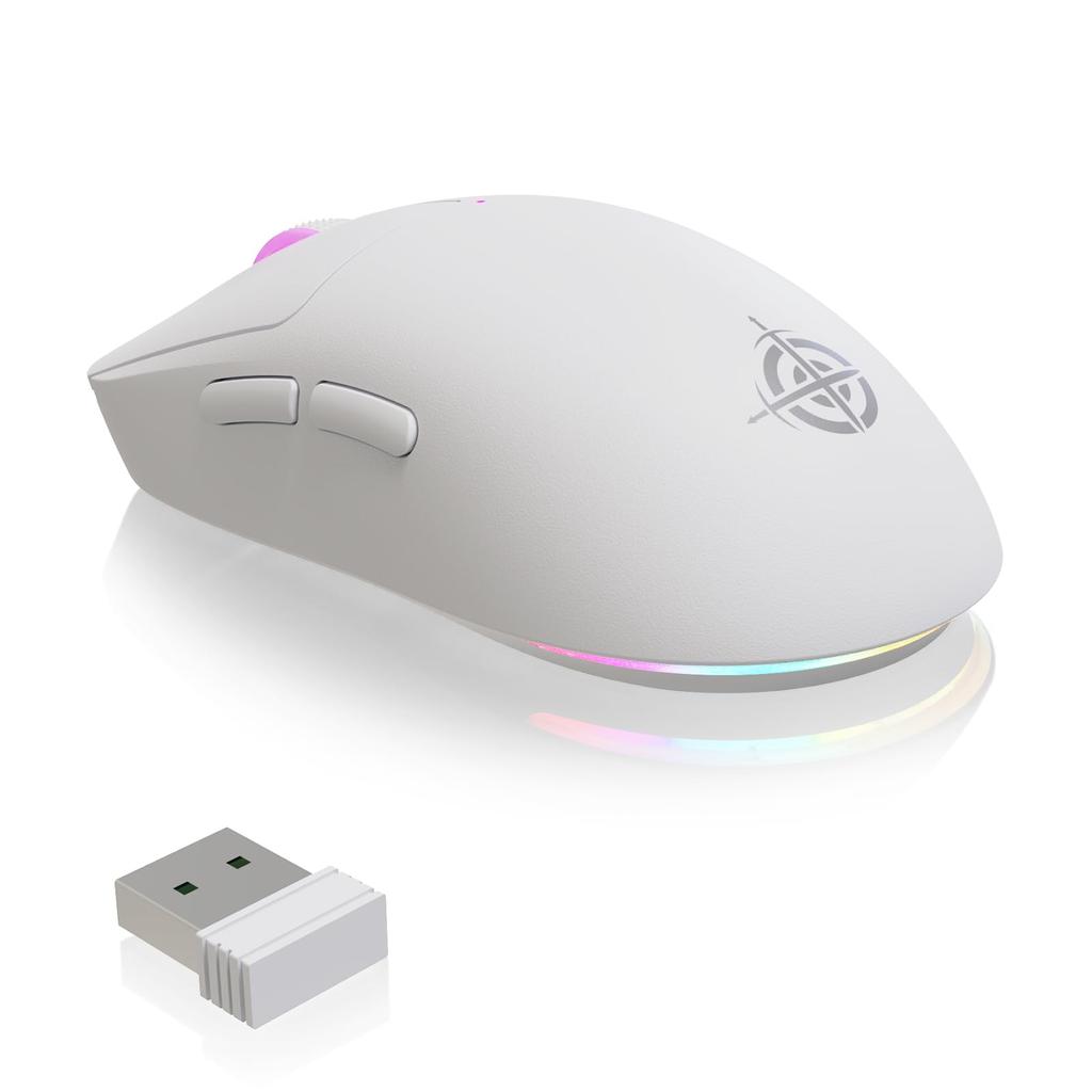 G6 SUPERLIGHT Wireless Gaming 24000 PixArt PAW3311 Gaming Lightweight Gaming 1000Hz Polling 35G RGB 10 750mAh Battery Compatible with FPS