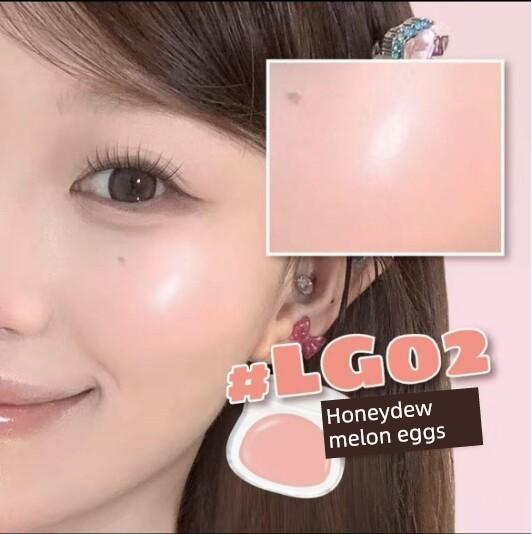 Grace Series New Product~ Li Meng Little Bear Water Glow Cream Blush Multi-Use Highlighter for Contouring and Brightening