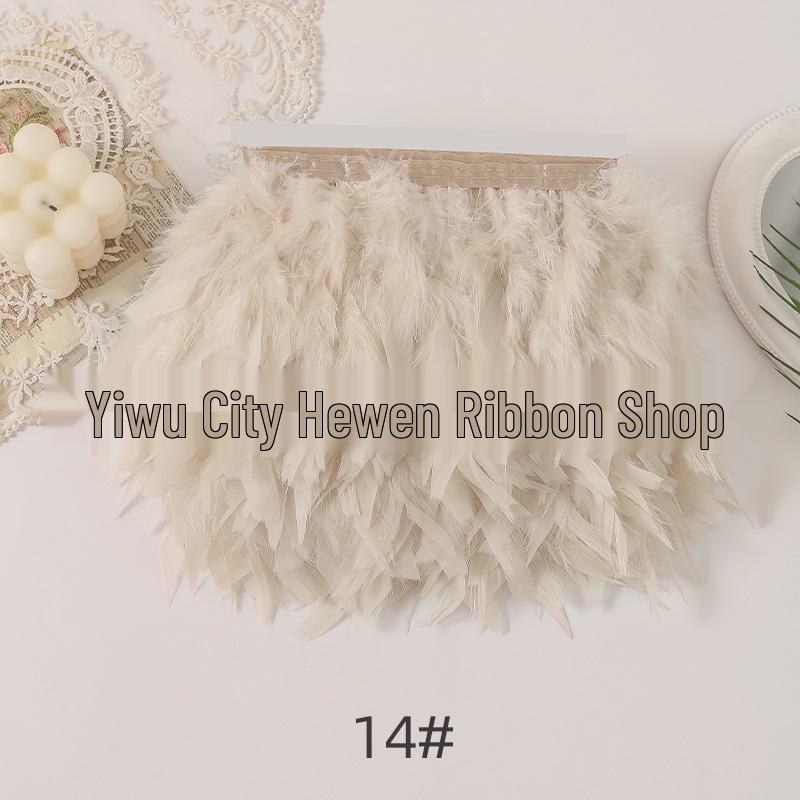 Отделка из перьев индейки 10-15 см для одежды, DIY и украшений