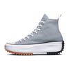 Run Star Hike High 'Ash Stone' Simple and Comfortable High-Top Canvas Shoes Unisex Off-White