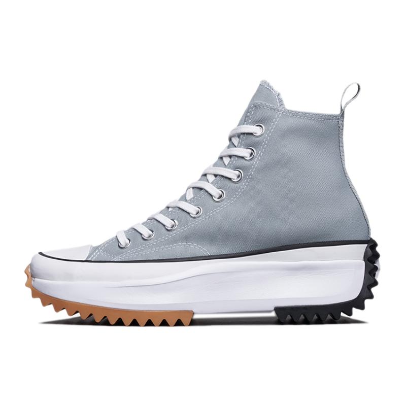 Converse Run Star Hike High 'Ash Stone' Simple and Comfortable High-Top Canvas Shoes Unisex Off-White