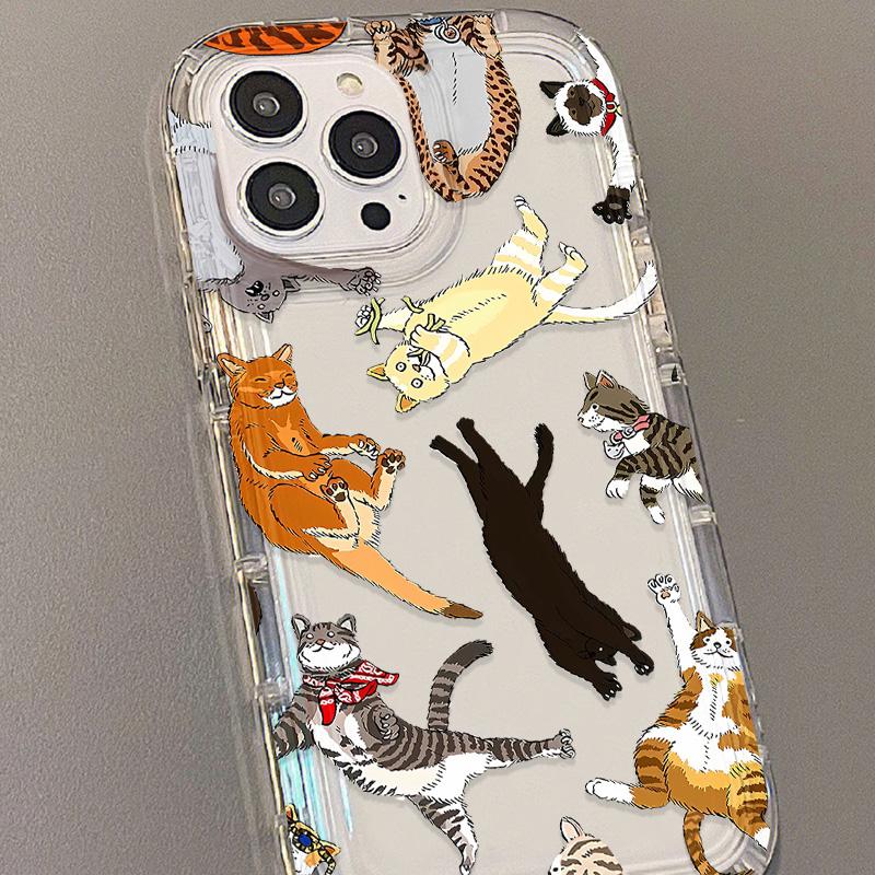 Airbag Phone Case for iPhone 11 13 16 Pro Max iPhone 14 15 12 13 Pro Max 16 Plus 7 8 Plus Samsung S24 FE A55 A05S A54 A06 S22 A15 S23 A12 A22 A52S A34