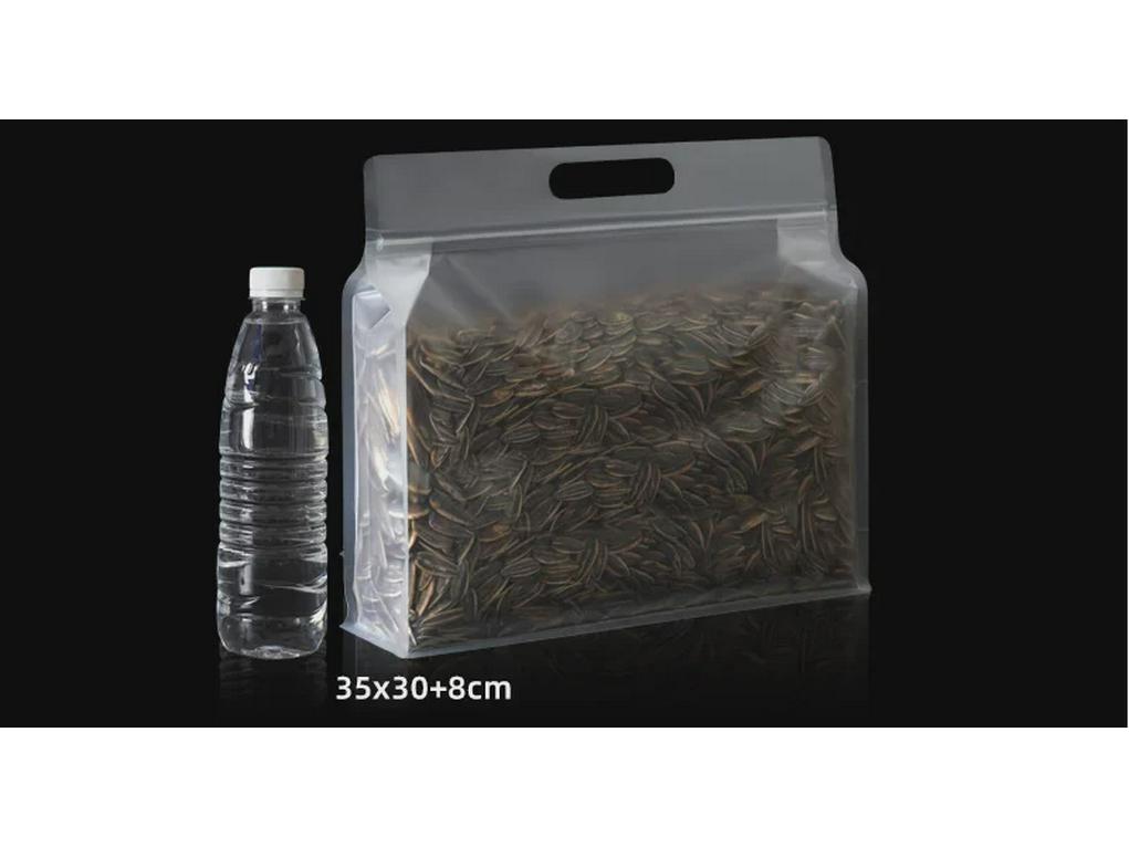 Прозрачные утолщенные пакеты с застежкой Ziplock для упаковки продуктов питания, орехов, сухофруктов и новогодних товаров