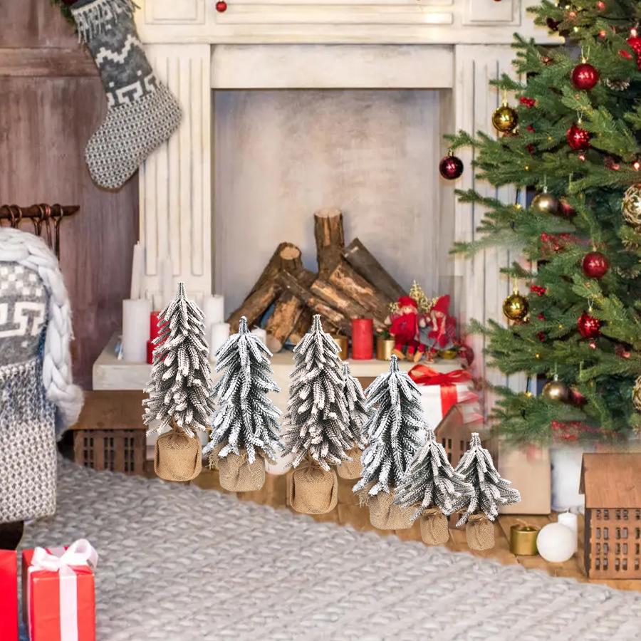 Мини Настольная Рождественская Елка - Креативные Домашние Украшения Симуляция Кедра