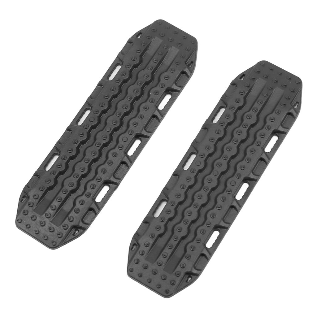 1 Pair Simulation Escape Board Plastic Sand Ladder Non Slip Escape Plate for 1 18 1 24 Scale RC Car Black