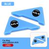 ABF3   2pcs Car Door Sticker Bumper Protection Cover Triangle Decals For KIA Stinger Optima Cerato Soul Venga Forte Spectra Sedona