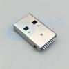 USB 3.0 гнездо, встраиваемое, с 1,9 мм прямыми штырьками, поверхностный монтаж 180°, высокоскоростной USB 3.0 штекер.