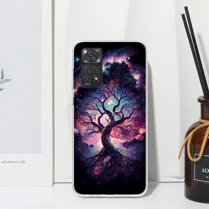 Tree of Life Space Phone Case For Xiaomi Redmi Note 15 13 14S 14 Pro Plus 12S 11S 10S 12 11E 10 11T Art Fundas Back Cover Redmi