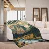 Series Y Yellowstone Throw Flannel Throw Blanket Suitable for Sofa Living Room Bedroom