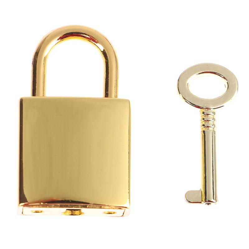 Мини-замки с замком для ключей с ключом для шкатулки для хранения ювелирных изделий