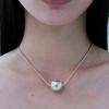 Lowool Big Ball Silver Necklace