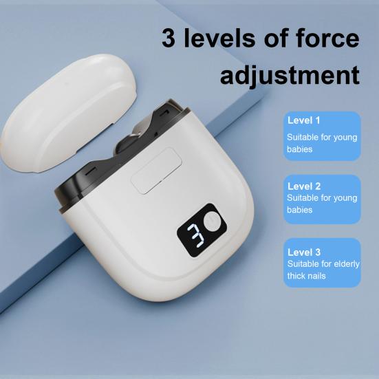 Многофункциональные электрические кусачки для ногтей со светодиодом для детей, взрослых, пожилых, автоматический триммер для ногтей, перезаряжаемый, для детского маникюра, шлифовальная пилка, резак для ногтей на пальцах рук