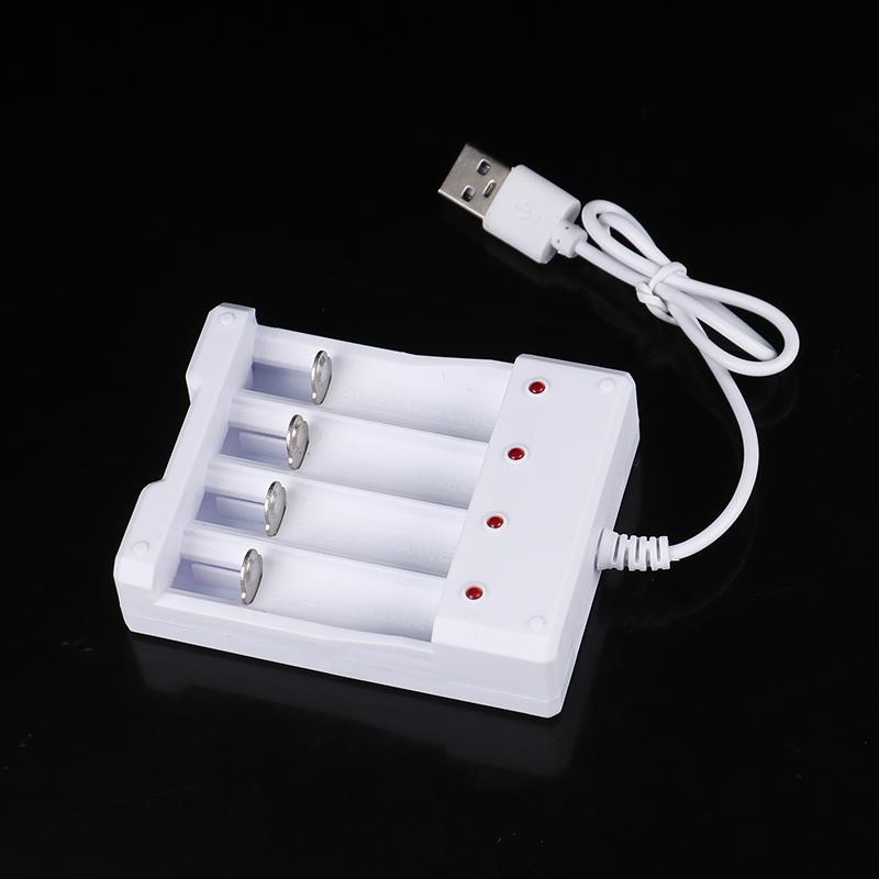4 слота USB быстрая зарядка Aaa и Aa зарядное устройство защита от короткого замыкания